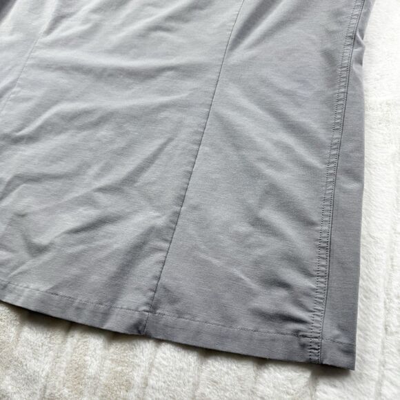 Vuori Shirt SS Bridge Button Down Men's L Light Gray Stretch Performance Comfort - Picture 10 of 11